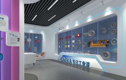 化工企業(yè)形象展廳設(shè)計(jì)案例